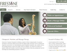 Tablet Screenshot of firestonechiroandwellness.com